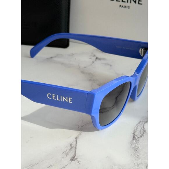 NEW Celine CL40197U Cat Eye Blue Logo Sunglasses main image 7